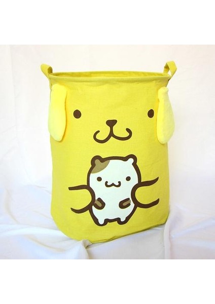 Organizatör Sepeti Tuval Su Geçirmez Çamaşır Sepeti Kittyed Tarnamorolled Kirli Giysi Depolama Sepeti Ev Saklama Kutusu | Katlanabilir Saklama Torbaları (Yurt Dışından)