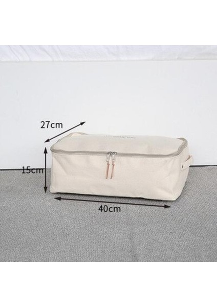 Kalın Tuval Kumaş Kıyafetleri Yorgan Saklama Çantası Yatak Odası Dolap Organizatör Ev Yatak Konteyner Kutusu Kapak ve Fermuar ile Çok Boyutlu | Katlanabilir Saklama Torbaları (Yurt Dışından) fiyatları