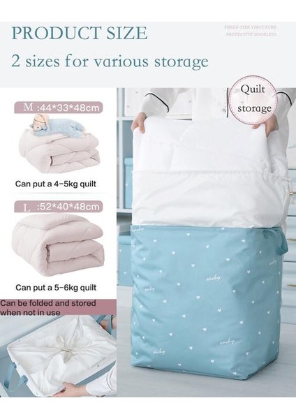 Ev Giyim Saklama Çantası Organizatör Büyük Kapasiteli Katlanır Saklama Çantası Bolsa Ropa Yorgan Yastık ve Battaniye Dolap Organizatör | Katlanabilir Saklama Torbaları (Yurt Dışından) fırsatları