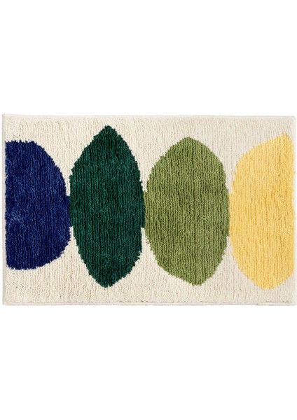Akın Peluş Banyo Mat Emici Kaymaz Banyo Paspaslar Kürklü Yatak Odası Oturma Odası Halı Mutfak Kaymaz Mat | Banyo Paspasları (45 * 65 Cm) (Yurt Dışından)