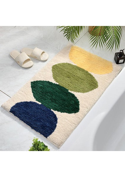 Akın Peluş Banyo Mat Emici Kaymaz Banyo Paspaslar Kürklü Yatak Odası Oturma Odası Halı Mutfak Kaymaz Mat | Banyo Paspasları (45 * 65 Cm) (Yurt Dışından) fırsatları