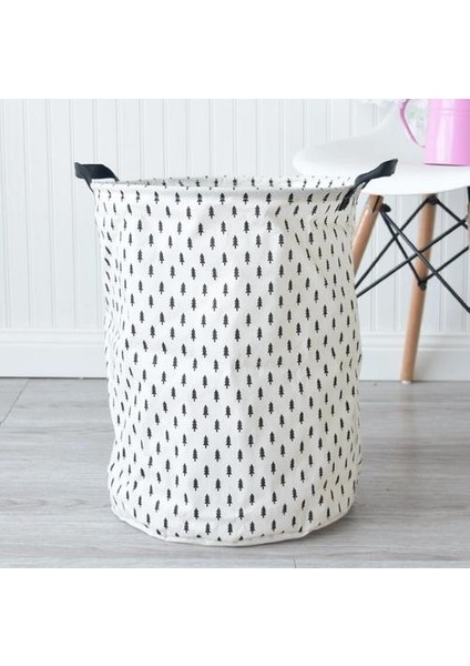 Kirli Giyim Depolama Sepetleri Dayanıklı Katlanır Ins Çantalar Yuvarlak Pamuk Keten Nefes Yıkama Sepeti | Katlanabilir Saklama Torbaları (Yurt Dışından) modelleri