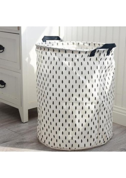 Kirli Giyim Depolama Sepetleri Dayanıklı Katlanır Ins Çantalar Yuvarlak Pamuk Keten Nefes Yıkama Sepeti | Katlanabilir Saklama Torbaları (Yurt Dışından) indirimleri