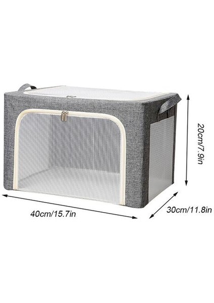 Saklama Kutusu Büyük Kapasiteli Giyim Saklama Çantası Organizatörler Şeffaf Pencere ile Giysi Yatak Levhalar Battaniye Dropshipping | Katlanabilir Saklama Torbaları (Kahverengi) (Yurt Dışından) fiyatları