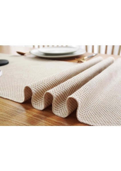 El Yapımı Saçak ile Pamuk Keten Masa Koşucu, Rustik Dokuma Jüt Köyü Yemek Odası Masa Koşucular Çuval Dekor | Masa Koşucuları (33X180CM) (Yurt Dışından) fiyatları