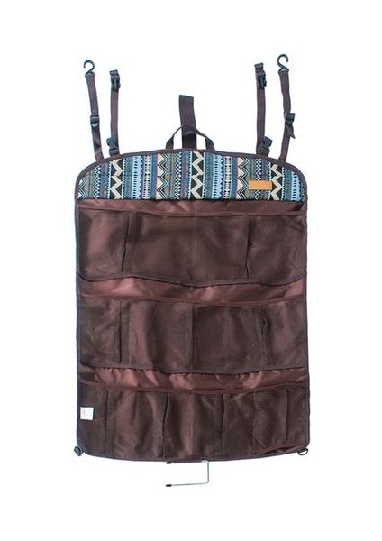 (1 Adet) Piknik Saklama Çantası Açık Arka Kamp Net Çanta Katlanır Çadır Taşınabilir Asılı Cep Seyahat Organizatör Kapı Arka Çanta (Yurt Dışından)