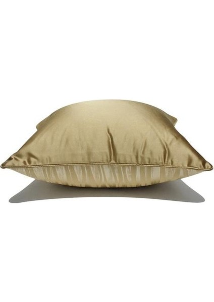 Modern Bej Yastık Kapak 45X45 Lüks Çizgili Atmak Yastık Kapak Ev Dekorasyon Oturma Odası Kanepe Yatak Yastık Örtüsü Için (Yurt Dışından)
