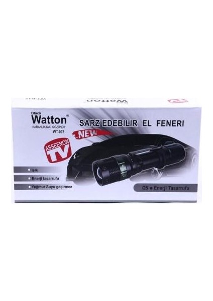 Orjinal 500 Lümen Şarjlı Zoomlu Acil Durum Feneri Kamp Lamba modelleri