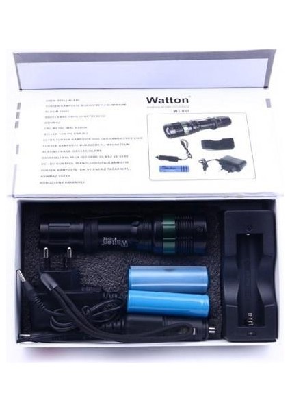 Orjinal 500 Lümen Şarjlı Zoomlu Acil Durum Feneri Kamp Lamba fırsatları