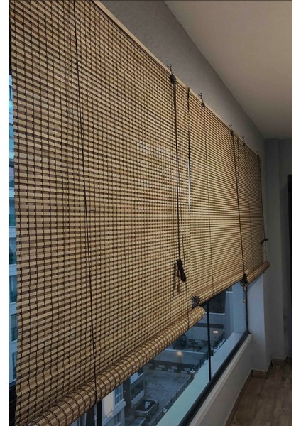 Bambu Stor Perde Bej Doğal