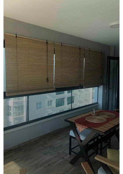 Bambu Stor Perde Bej Doğal modelleri