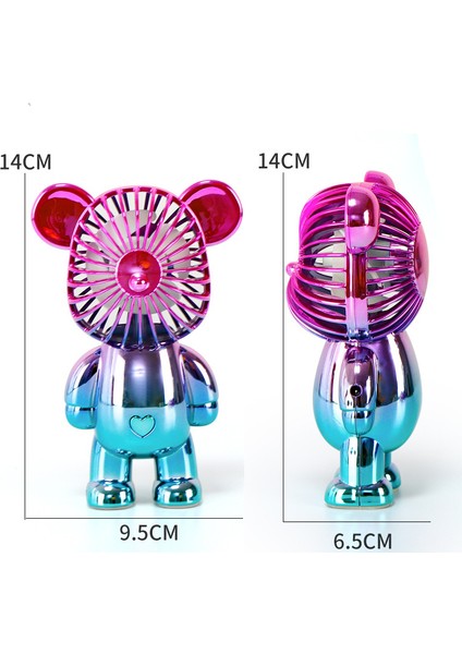 Taşınabilir El Mini Fan USB Şarj Edilebilir (Yurt Dışından)