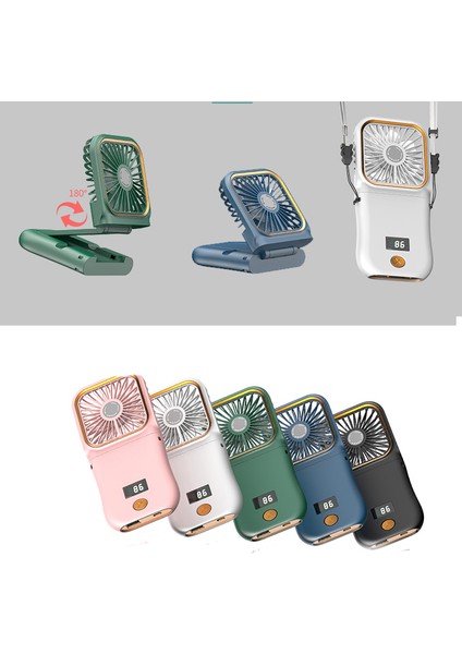 Portatif Elde Taşınabilir Mini Fan USB Şarj Edilebilir Katlanabilir (Yurt Dışından) fırsatları