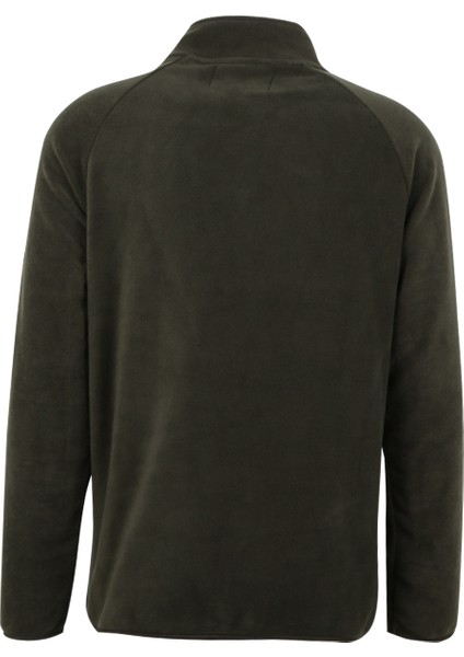 Fermuarlı Yaka Yağ Yeşili Erkek Sweatshirt TC3002YARIM Fermuarlı fiyatları