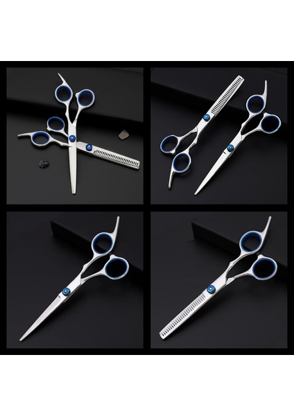 Shave U3 Full Metal Ustura + M8 Kesme + Inceltme Makas Set -6inç/15 cm