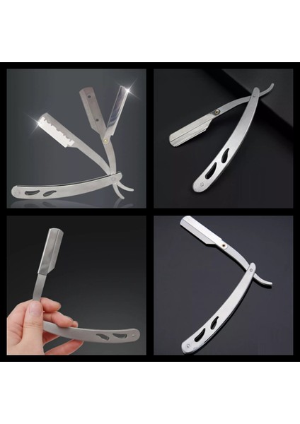 Shave U3 Full Metal Ustura + M8 Kesme + Inceltme Makas Set -6inç/15 cm