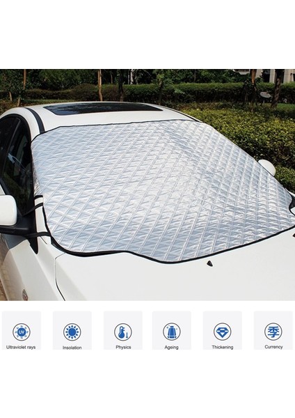 140CM Araba Ön Cam Güneşliği - White (Yurt Dışından) fırsatları