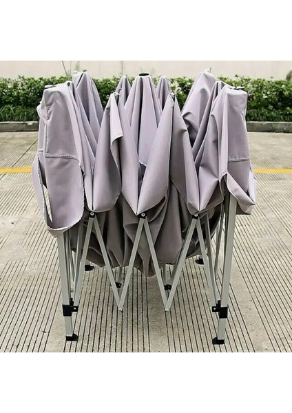 Çardak, Otomatik Bahçe Çardağı, Bahçe Çadırı, Bahçe Şemsiyesi Tente Taşıma Çantalı 3*3 M