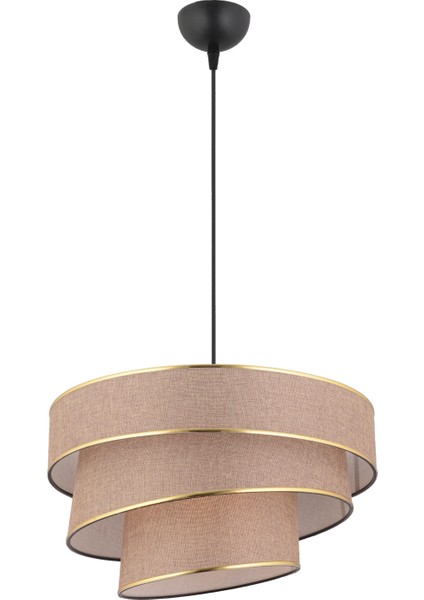 Paoni 3 Katlı Eskitme Gold Detaylı Modern Koridor,yatak Odası Salon Avize modelleri