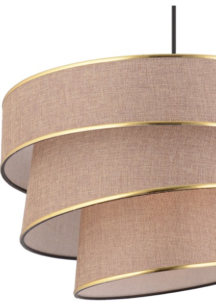 Paoni 3 Katlı Eskitme Gold Detaylı Modern Koridor,yatak Odası Salon Avize fırsatları