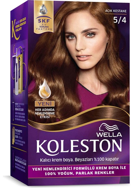 Wella Koleston Kit Saç Boyası 5/4 Açık Kestane