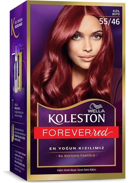 Koleston Kızıl Büyü 55/46 Saç Boyası Seti – Özel Kızıllar Serisi, Canlı ve Kalıcı Renk, Bitkisel Yağlı, Amonyaksız fiyatları
