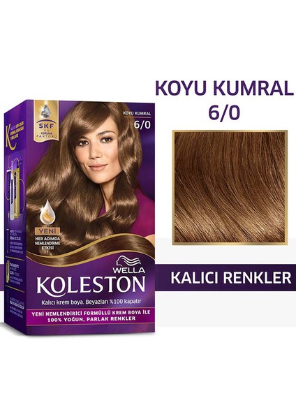 Koleston Kit Saç Boyası 6/0 Koyu Kumral