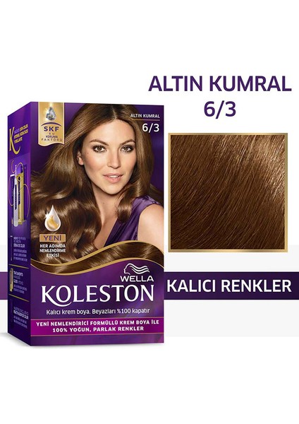 Koleston Kit Saç Boyası 6/3 Altın Kumral