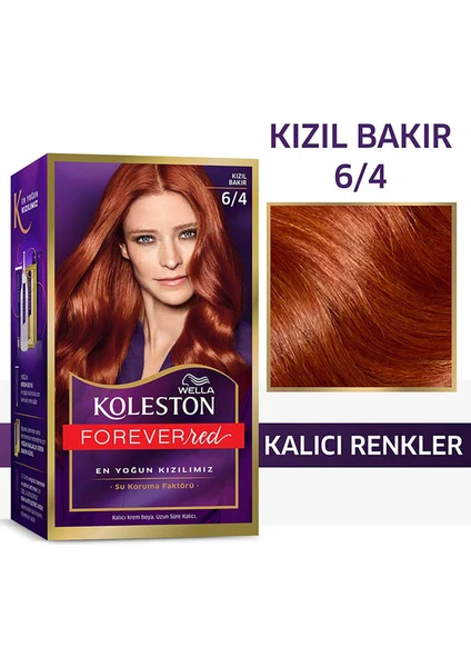 Koleston Kit Saç Boyası 6/4 Kızıl Bakır