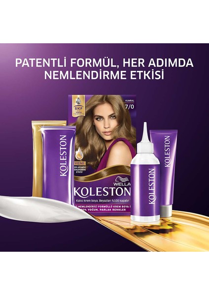 Koleston Kit Saç Boyası 7/0 Kumral