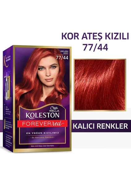 Koleston Kit Saç Boyası 77/44 Kor Ateş Kızılı