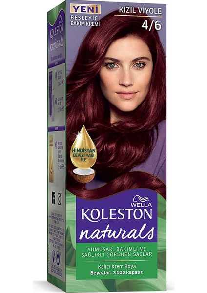 Wella Koleston Naturals 4/6 Kızıl Viyole