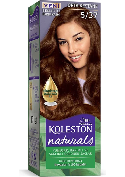 Wella Koleston Naturals 5/37 Orta Kestane