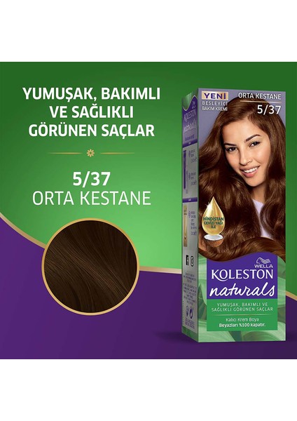 Wella Koleston Naturals 5/37 Orta Kestane