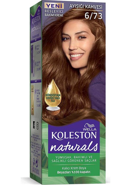 Wella Koleston Naturals 6/73 Ayışığı Kahvesi