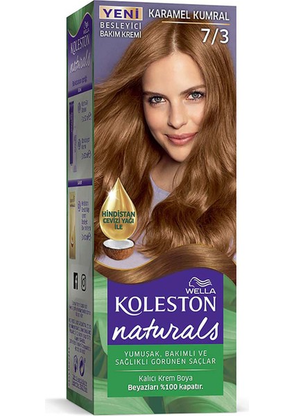 Wella Koleston Naturals 7/3 Karamel Kumral