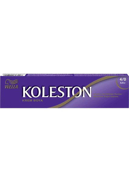 Wella Koleston Single 4/0 Kahve