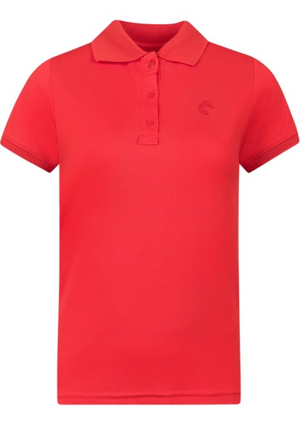 Rauma Kadın Polo Yaka T-Shirt Kırmızı