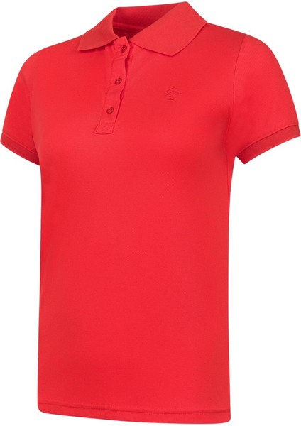 Rauma Kadın Polo Yaka T-Shirt Kırmızı