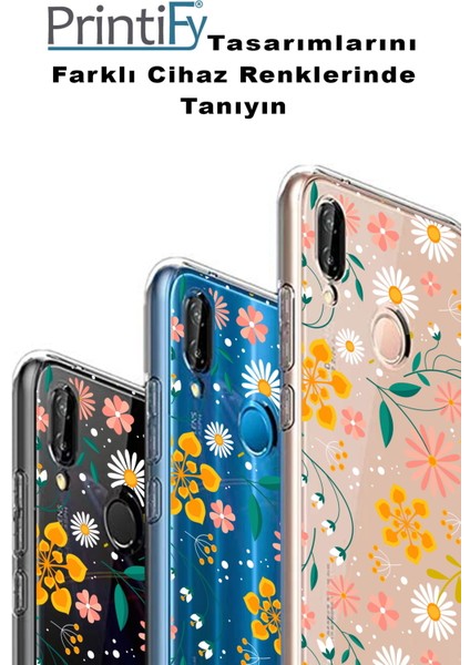 Apple iPhone 6 Plus Uyumlu Kapak Çiçek Tasarımlı Şeffaf Silikon Kılıf fırsatları
