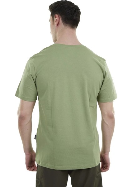 Vortex Erkek T-Shirt Yeşil, V Yaka Tişört modelleri