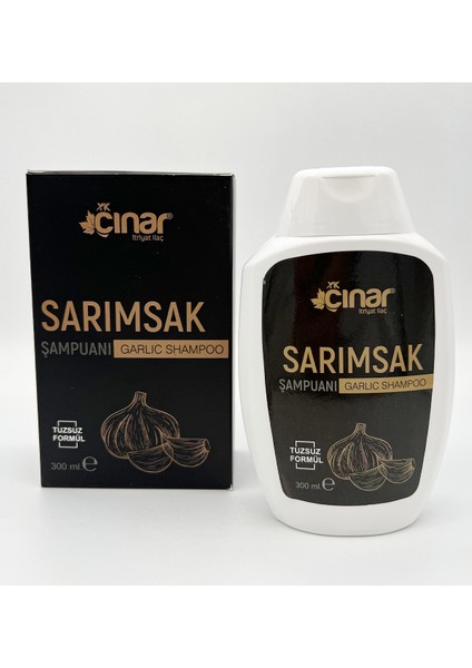 Sarımsak Şampuanı Tuzsuz Formül 300 Ml