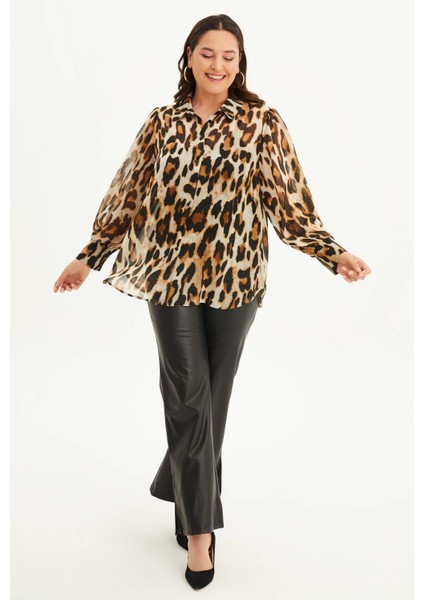 Dökümlü Şifon Gömlek modelleri