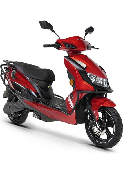 Kuba Mt-3 Pro Elektrikli Moped Kırmızı