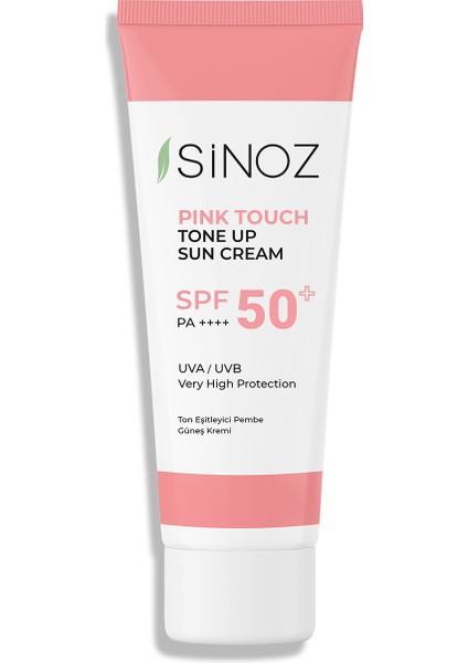 Pink Touch SPF 50 Cilt Aydınlatıcı Ton Eşitleyici Pembe Yüz Güneş Kremi 50 ML Tüm Ciltler için