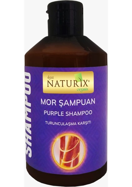 Purple / Silver Shampoo Turunculaşma Karşıtı Tuz Pareben Fosfat Içermeyen Mor Şampuan 250 ml