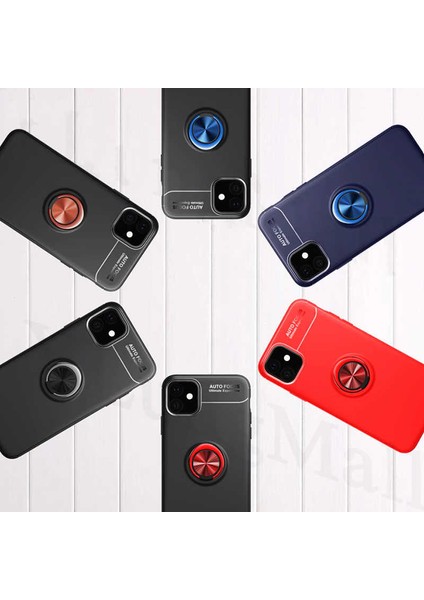 Apple iPhone 11 Kılıf Zore Ravel Yüzüklü Silikon Kılıf fırsatları