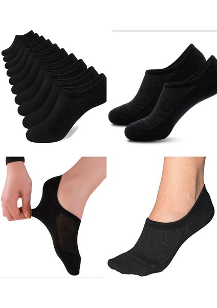 UNISEX10 Çift Görünmez Çorap