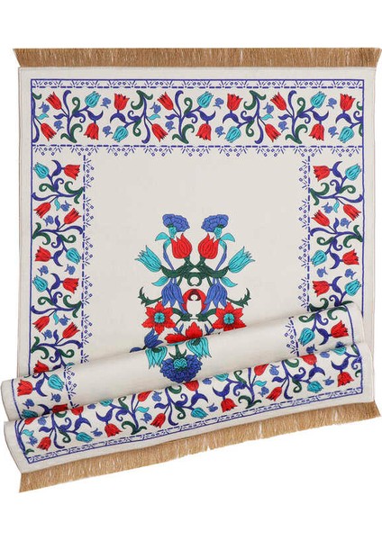 Beyaz Bambu Halı Seccade fırsatları