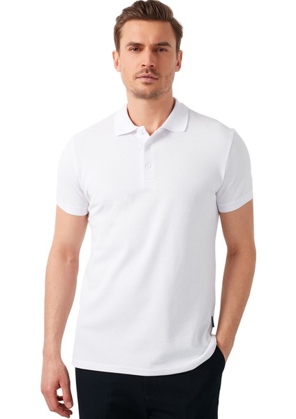 % 100 Pamuk Düğmeli Polo T Shirt Erkek POLO 5902127